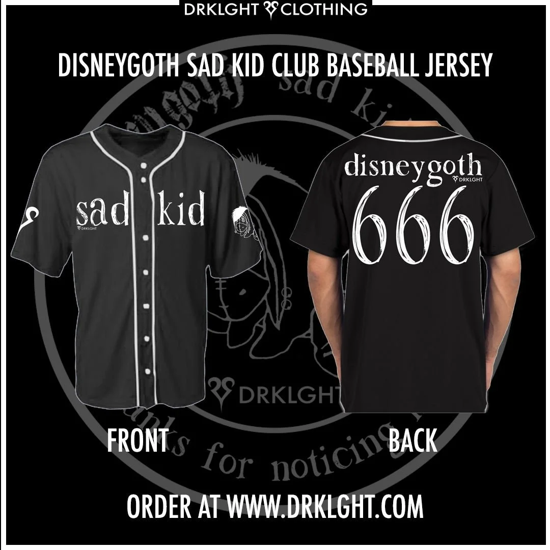 Sad Kid Club Baseball Jersey — DRKLGHT Clothing